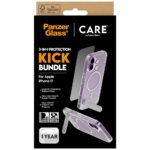 CARE by PanzerGlass Feature Kick 3in1 Case + Glass + Lens Protection Kit for iPhone 17 - imagine 5