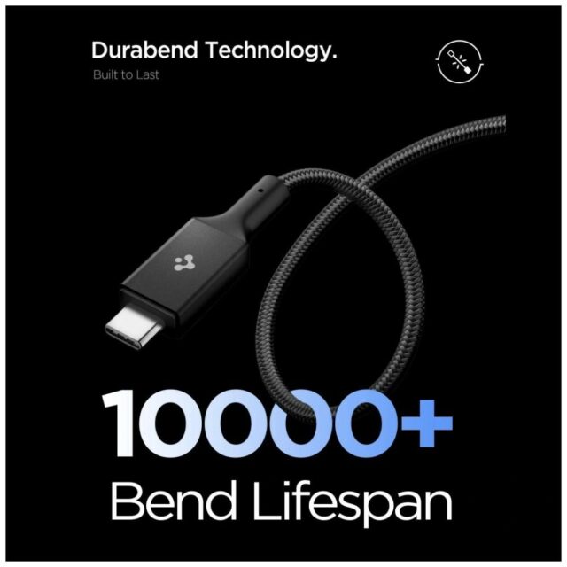 Kabel Spigen EB24015CC Essential USB-C    240W 1.5m czarny - imagine 6