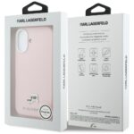 Case Karl Lagerfeld Karl & Choupette     Head Pins Saffiano MagSafe for iPhone 17 pink - imagine 8