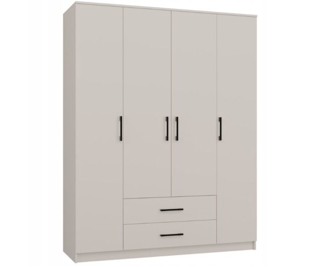 ROMANA wardrobe 160x205 Cashmere without mirror - imagine 2