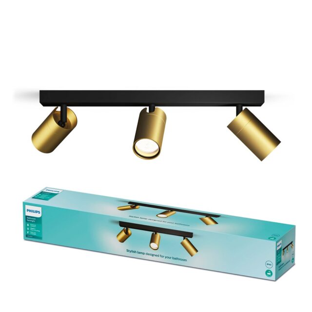 SPOTLIGHT IDRIS SPOT 3X5W GU10 IP44 - imagine 3