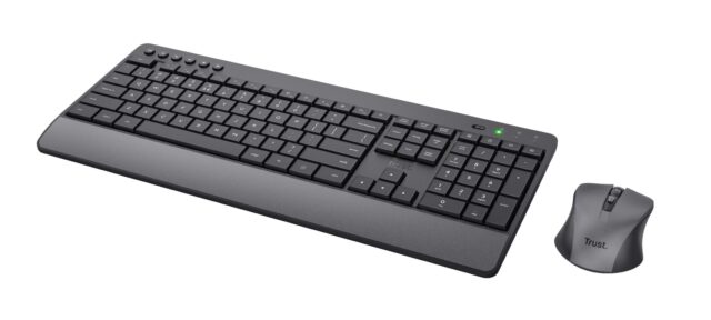 Trust Trezo keyboard Mouse included Universal RF Wireless QWERTY US English Black - imagine 5