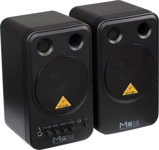 Behringer MS16 loudspeaker 2-way Black Wired 16 W - imagine 4