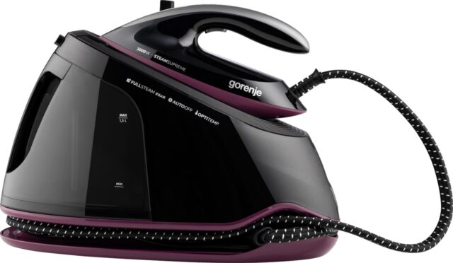 Steam generator Gorenje SGD3000BKV 1.5 L Ceramic soleplate Black - imagine 4