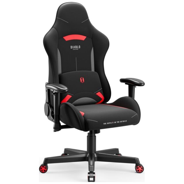 Gaming chair Diablo Chairs X-Starter black-red - imagine 3
