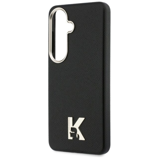 Case Karl Lagerfeld K Metal Logo MagSafe for Samsung Galaxy S26 black - imagine 6