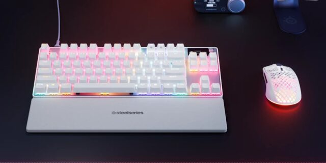 SteelSeries Apex Pro TKL Gen 3 White US - imagine 4