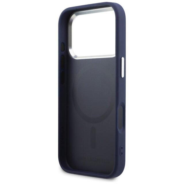 Etui Karl Lagerfeld Karl RSG Logo         MagSafe do iPhone 17 Pro niebieski - imagine 7