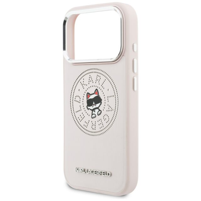 Etui Karl Lagerfeld Point & Choupette     Sketch MagSafe do iPhone 17 Pro różowy - imagine 6
