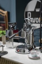 La Pavoni Coffee Maker Lever Manual Milan silver - imagine 4