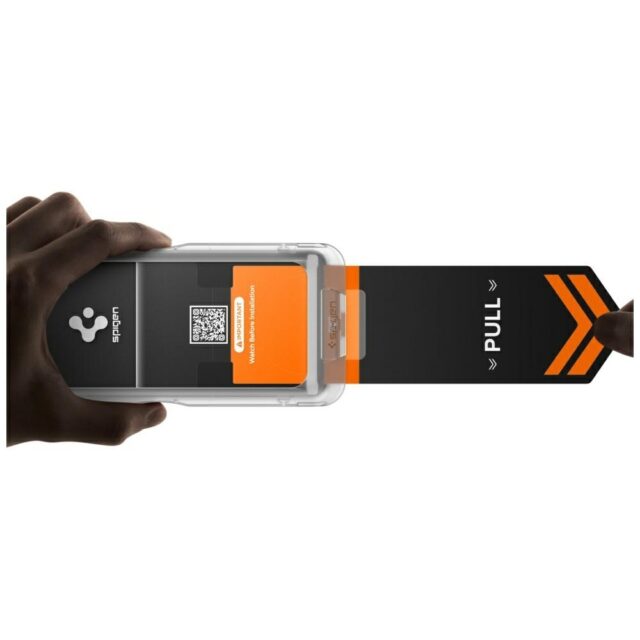 Tempered glass Spigen Glas.TR EZ FIT PRO HD for Samsung Galaxy S26+ transparent 2 pcs - imagine 7