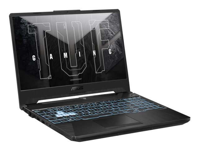 ASUS TUF Gaming A15 FA506NC-HN001W AMD Ryzen™ 5 7535H Laptop 39.6 cm (15.6 ) Full HD 16 GB DDR5-SDRAM 512 GB SSD NVIDIA GeForce RTX 3050 Wi-Fi 6 (802.11ax) Windows 11 Home Black - imagine 3