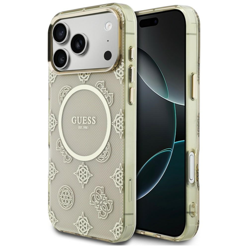 cps-e73e3b56b5876437b8991b6a11aa0e97-2026-03-21-11-36-09 Etui Guess IML Peony Dot MagSafe do iPhone 17 Pro Max beżowy - imagine 1