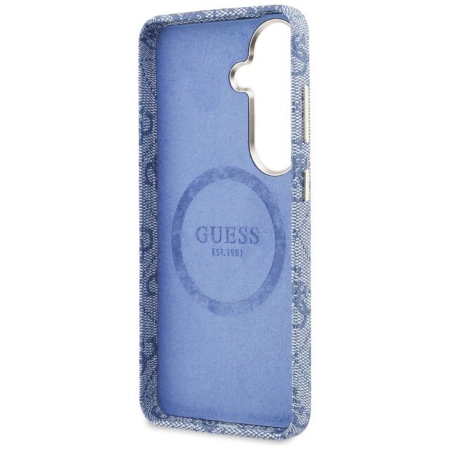 Case Guess 4G Script MagSafe for Samsung  Galaxy S26 blue - imagine 7