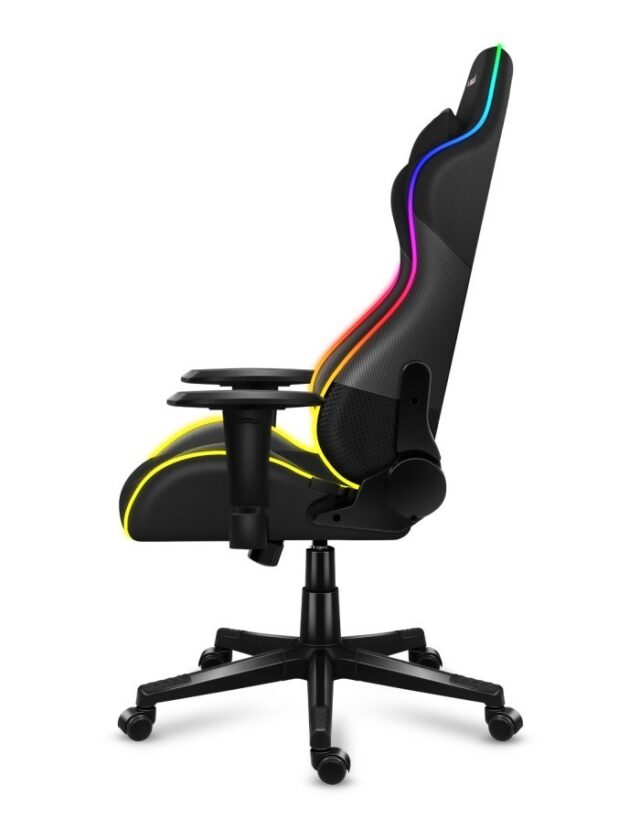 Huzaro Force 6.2 RGB PC gaming chair Bucket (cradle) seat Black - imagine 4