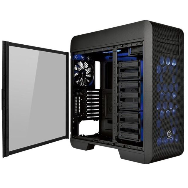 Thermaltake Core V71 Tempered Glass Edition Full-Tower Black - imagine 10
