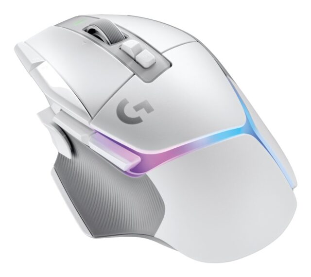 G502 X Plus Wireless Gaming Mouse  Whi - imagine 3