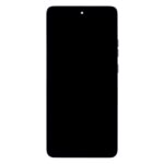 Motorola G86 Power 5G LCD Display + Dotyková Deska + Přední Kryt Black (Spellbound) (Service Pack)