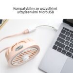 USAMS Wiatrak z lampką różowy/pinkZB65FS1 (US-ZB065) - imagine 4