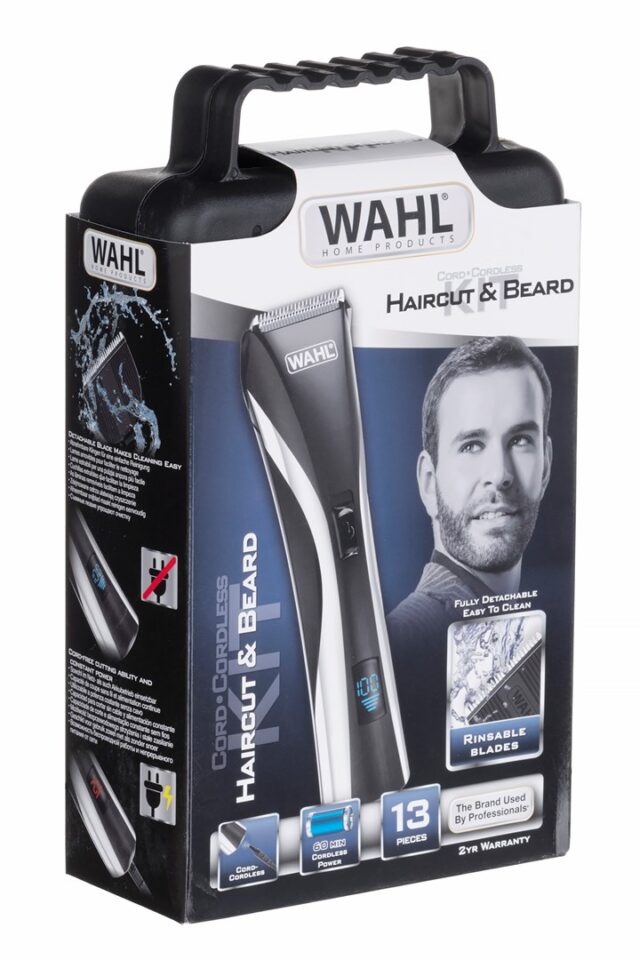 Wahl 09697-1016 beard trimmer Black  Satin steel - imagine 3