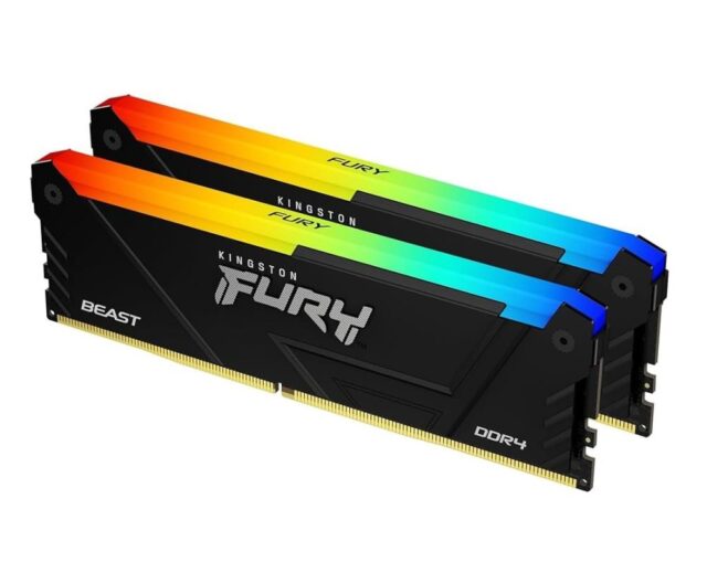 Kingston Technology FURY Beast 32GB 3200MT/s DDR4 CL16 DIMM (Kit of 2) 1Gx8 RGB - imagine 9