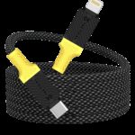 Tactical MagRope USB-C/Lightning 1m Black/Yellow