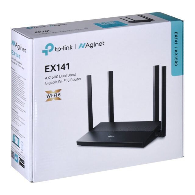 TP-Link EX141 wireless router Gigabit Ethernet Dual-band (2.4 GHz / 5 GHz) Black - imagine 6