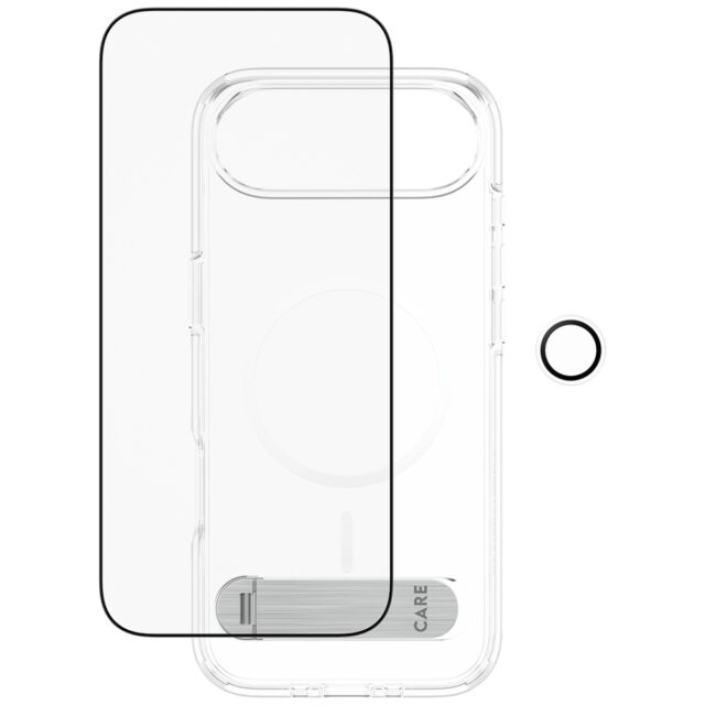 CARE by PanzerGlass Feature Kick 3in1 Case + Glass + Lens Protection Set for iPhone Air - imagine 3