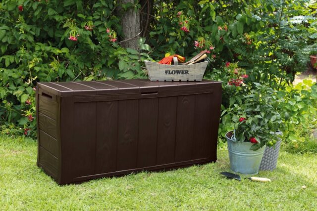 SHERWOOD STORAGE BOX 270 L KETER garden box - imagine 2