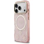 Etui Guess IML Peony Dot MagSafe do       iPhone 17 Pro różowy - imagine 2