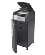 Rexel AutoFeed+ 600X automatic shredder  P-4  cuts up to 4x36mm  600 sheets  110 litre bin - imagine 3