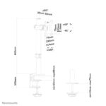 Neomounts desk monitor arm - imagine 3