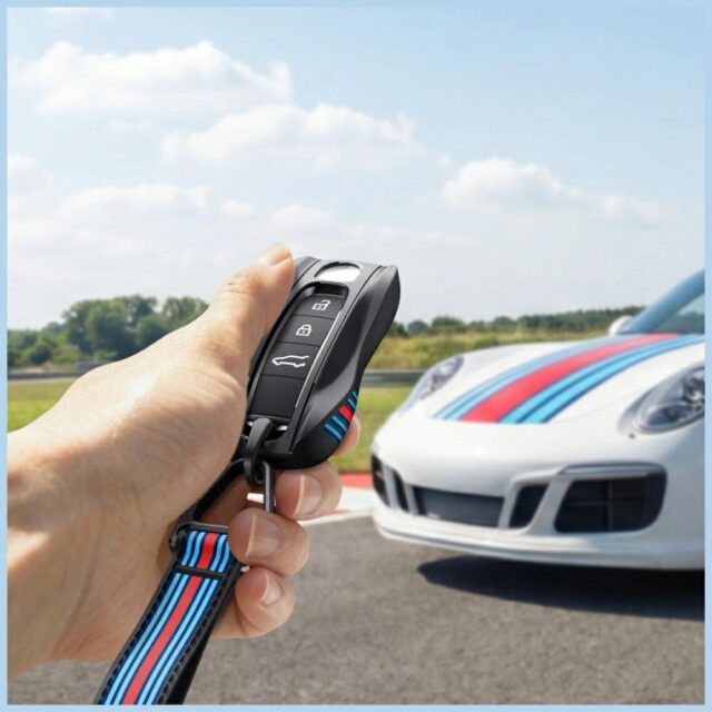 Case Spigen PK100 for Porsche keys black - imagine 7