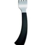 Curved fork for right-handed person