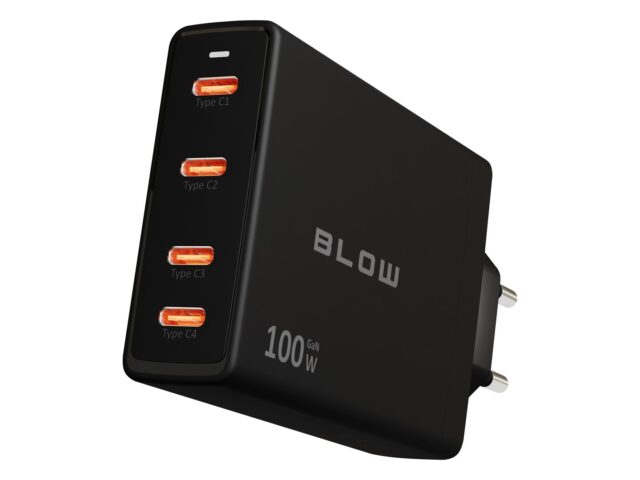 Wall charger USB-Cx4 PD 100W GAN black - imagine 3