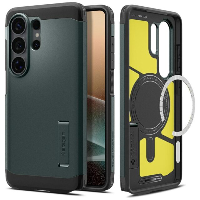 Etui Spigen Tough Armor Mag MagSafe do    Samsung Galaxy S26 Ultra zielony - imagine 9