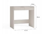 MARINA 2S SLIM Desk Colour Cashmere - imagine 7