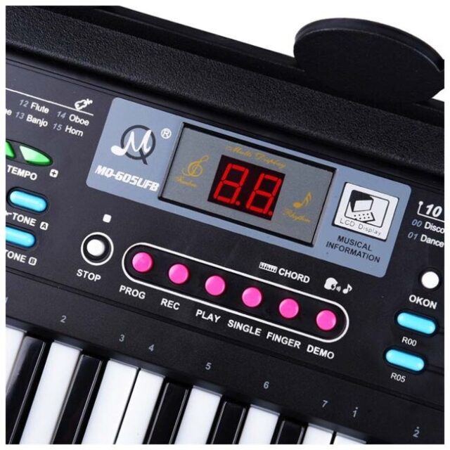 MQ 605 UFB - keyboard with microphone for learning to play  designed for children - imagine 5