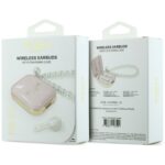 Earphones TWS Guess Pearl Strap pink - imagine 5