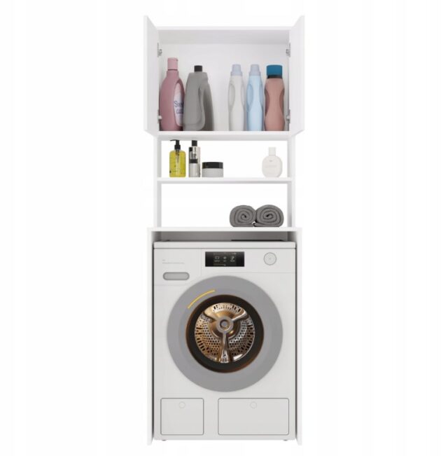WASHING MACHINE CABINET POLA MULTI WHITE - imagine 4
