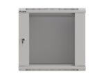 Rack cabinet 19  9U 540x350 grey glass doors - imagine 3