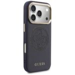 Etui Guess Perforated 4G MagSafe do       iPhone 17 Pro niebieski - imagine 4