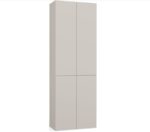 BATHROOM CABINET NEL DD 1K BASKET CASMERE COLOUR LONG DOORS - imagine 4