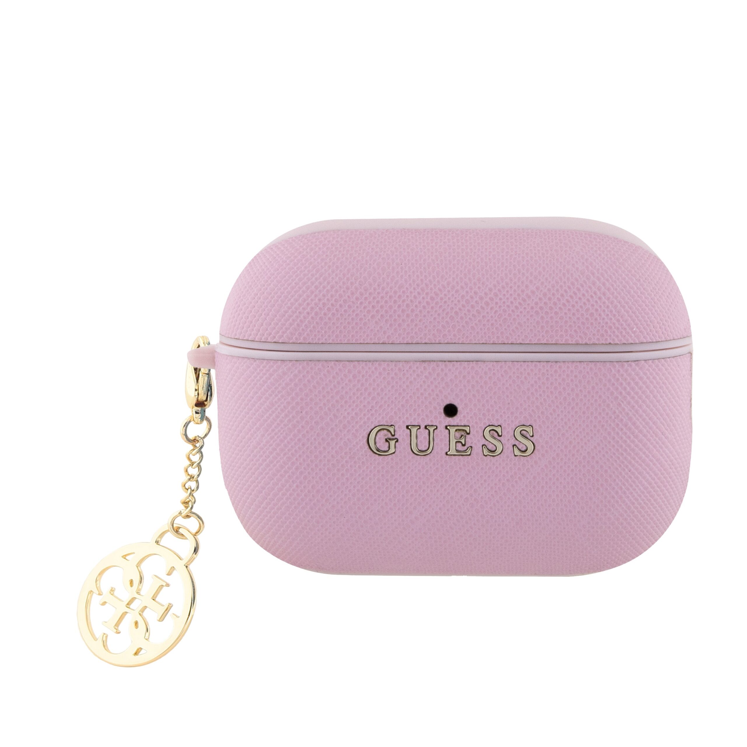 cps-eab29456c8fa01c026642581dae1d458-2026-03-27-11-32-08 Guess Saffiano 4G Charm Pouzdro pro AirPods Pro 2 Pink - imagine 1