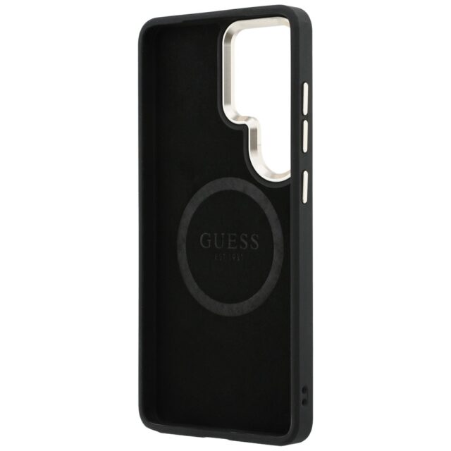 Case Guess Perforated Logo MagSafe for    Samsung Galaxy S26 Ultra black - imagine 8
