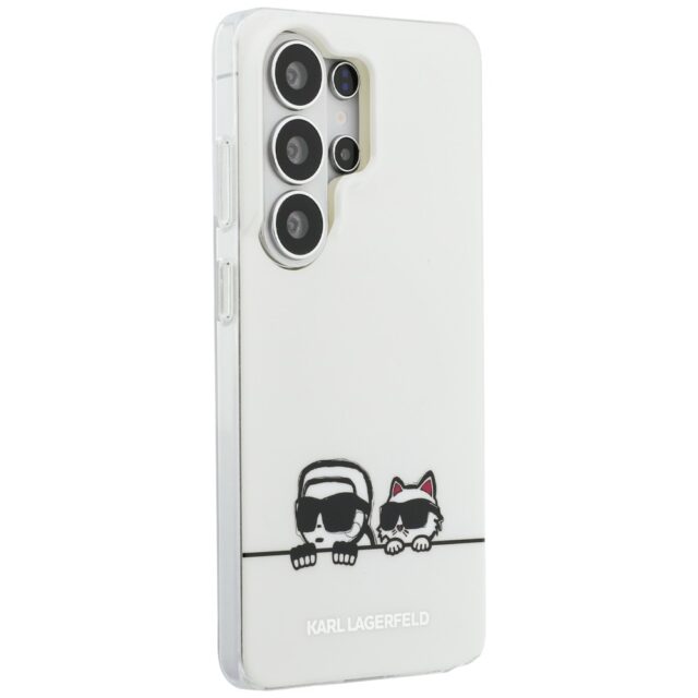 Case Karl Lagerfeld IML Peekaboo         Karl&Choupette MagSafe for Samsung Galaxy S26 Ultra transpa - imagine 5