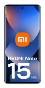 Xiaomi Redmi | Note 15 | Glacier Blue | 6.77   | AMOLED | 1080 x 2392 pixels | Qualcomm | Internal RAM 6 GB | 128 GB | Dual SIM | 4G | 5G | Main camera resolution 108+8+2 MP | Secondary camera resolution 20 MP | Android | 15 - imagine 2