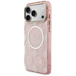 Etui Guess IML Peony Dot MagSafe do       iPhone 17 Pro Max różowy - imagine 2
