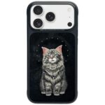 Etui Nimmy Lucky Fashion Cat MagSafe do   iPhone 17 Pro Max czarny