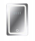 Mini lodówka z lusterkiem do makijażu LED ELLE 4L biała - imagine 5